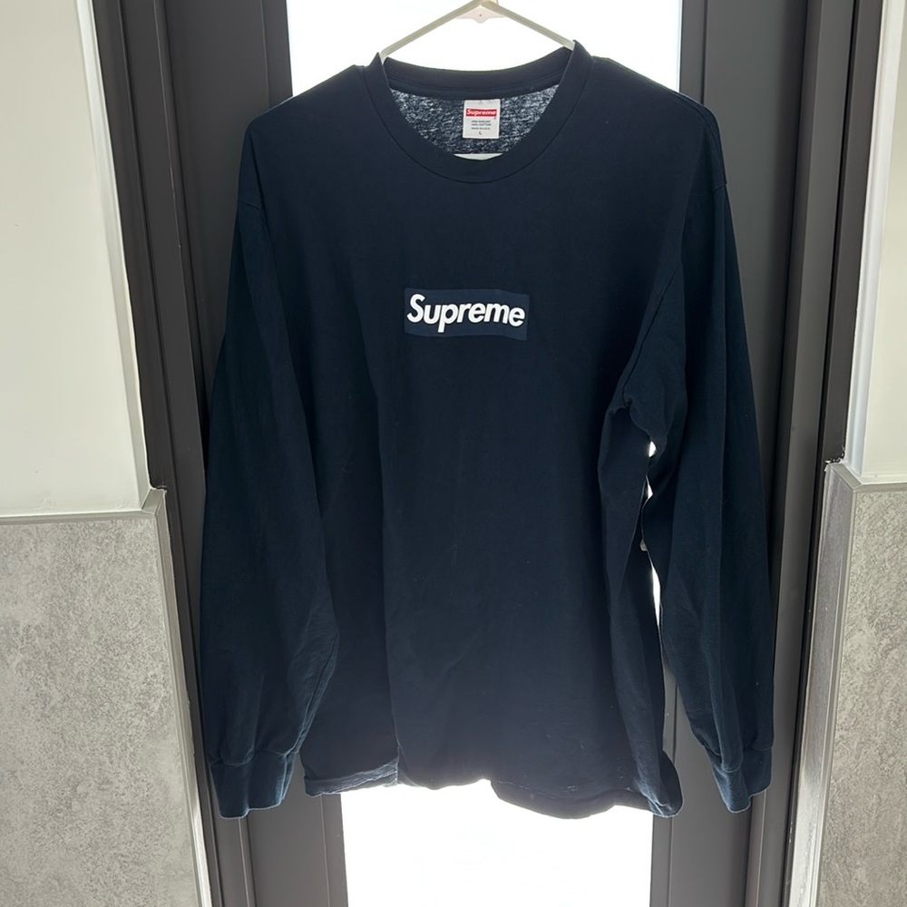 Supreme long sleeve box logo